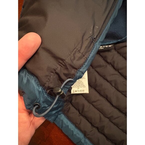 Eddie Bauer EB800 First Ascent Goose Down Packable Puffer Vest Turquoise Medium - Picture 13 of 16
